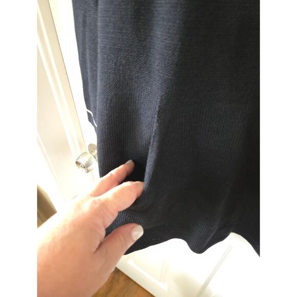 St John Sports XL Sweater Black Pink V Neck Pullover Wool Rayon Mexico - Picture 4 of 8